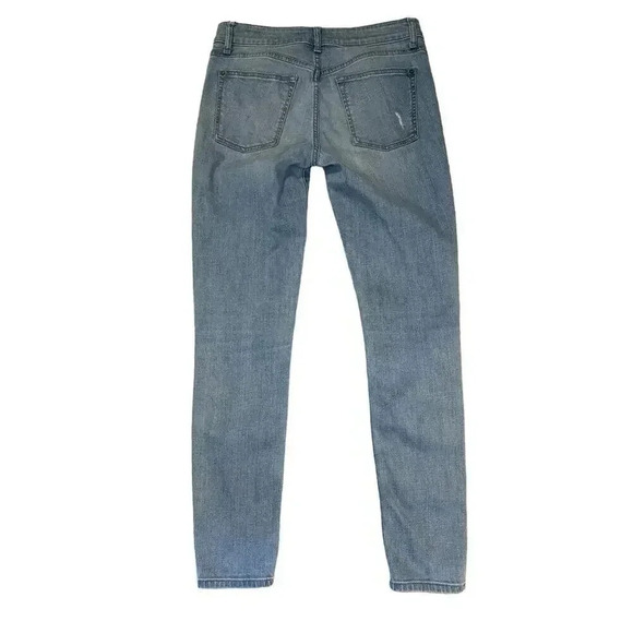 Warp + Weft JFK New York City Skinny Jeans Size 27 x 29‎ Lightly Distressed - Picture 2 of 7